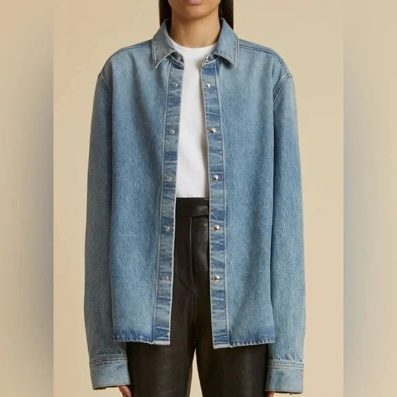 Khaite Argo top denim - Picture 1 of 7